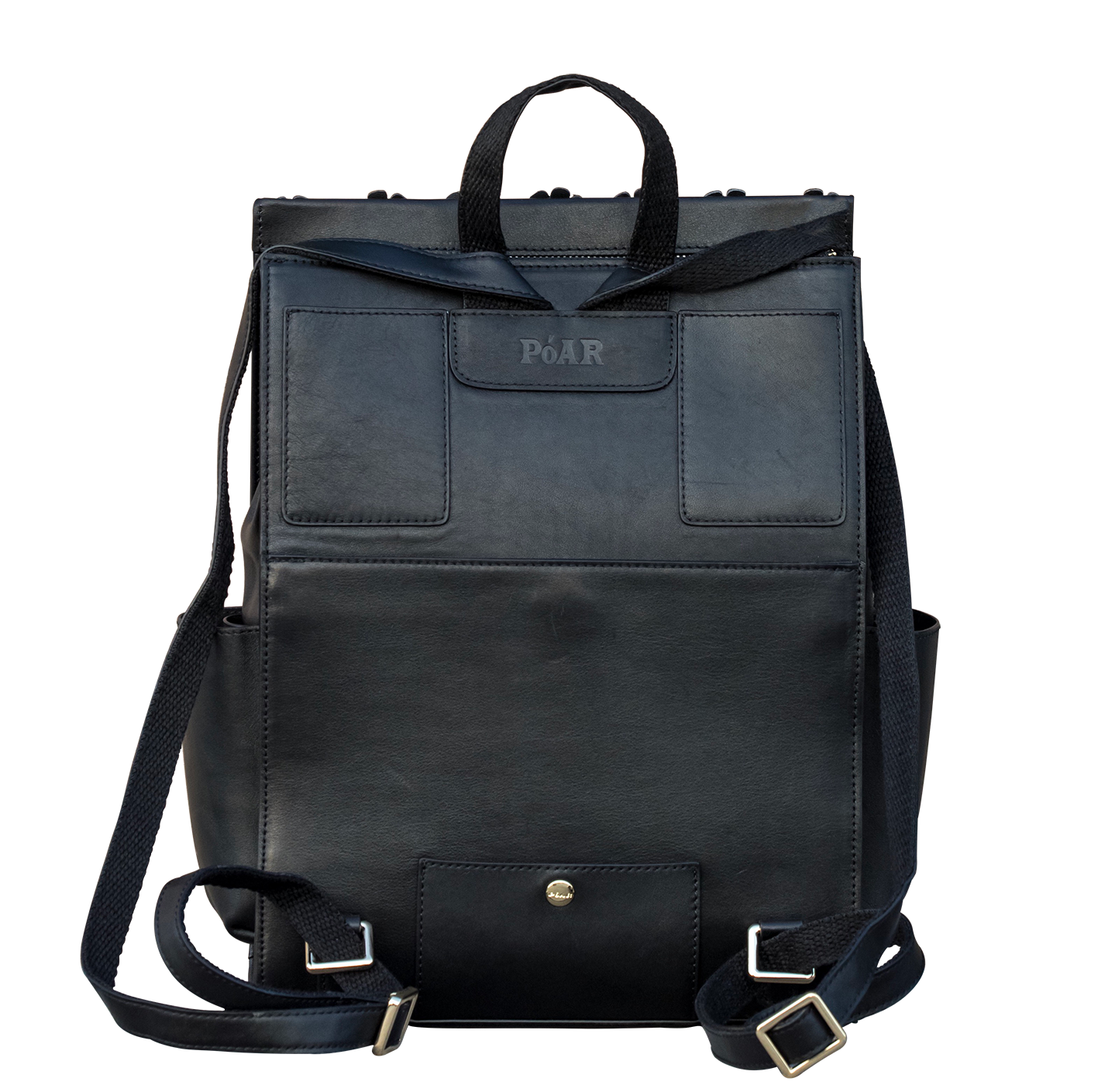 The Commuter BackPack - Black Rossete - PóAR® Wear