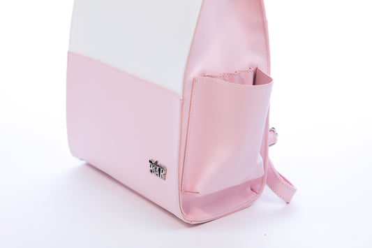 PóAR Backpack  Pink And White - PóAR® Wear